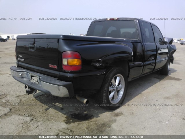 2GCEC19V111110837 - 2001 CHEVROLET SILVERADO C1500 黑色 照片 4