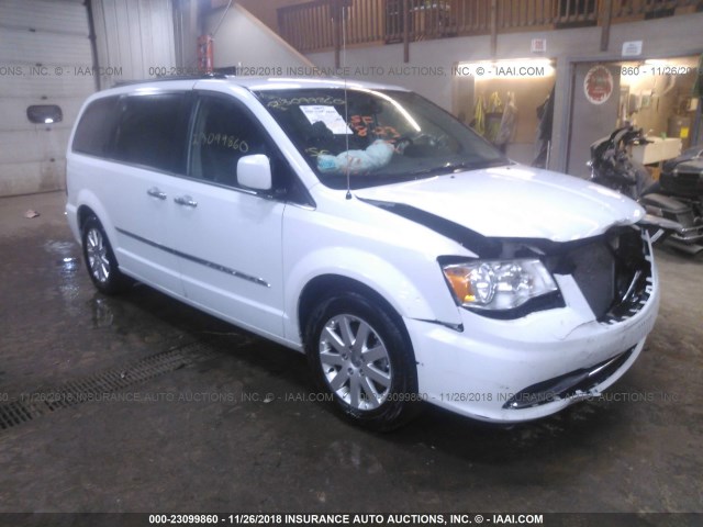 2C4RC1BG4GR305807 - 2016 CHRYSLER TOWN & COUNTRY TOURING WHITE photo 1