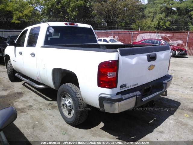 1GC1CVC83BF217049 - 2011 CHEVROLET SILVERADO C2500 HEAVY DUTY WHITE photo 3