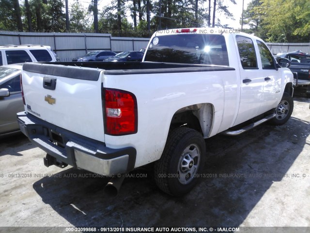 1GC1CVC83BF217049 - 2011 CHEVROLET SILVERADO C2500 HEAVY DUTY WHITE photo 4