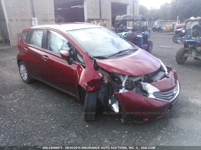 3N1CE2CPXGL408296 - 2016 NISSAN VERSA NOTE S/S PLUS/SV/SL/SR RED photo 1