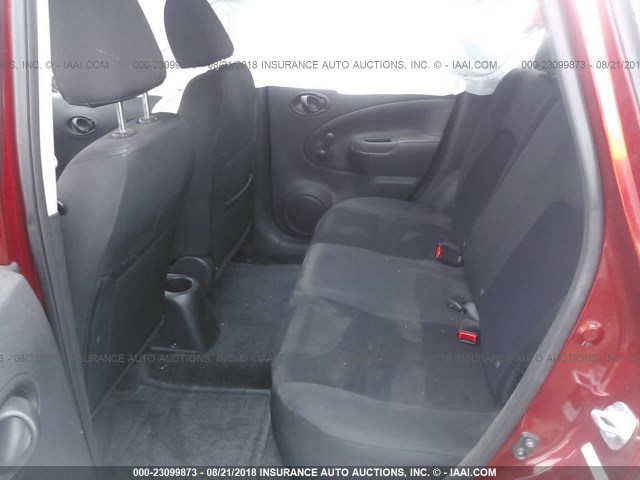 3N1CE2CPXGL408296 - 2016 NISSAN VERSA NOTE S/S PLUS/SV/SL/SR RED photo 8