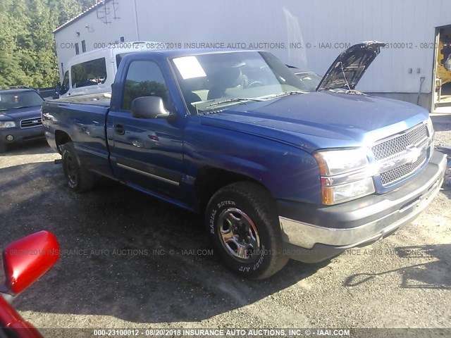 1GCEK14V23Z122421 - 2003 CHEVROLET SILVERADO K1500 BLUE photo 1