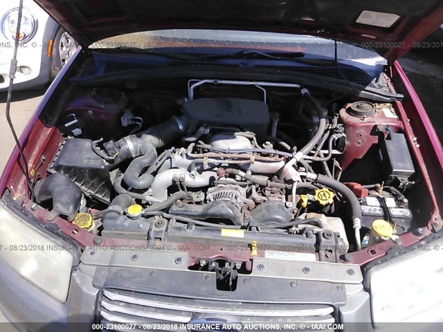 JF1SG67696H702948 - 2006 SUBARU FORESTER 2.5X LL BEAN RED photo 10