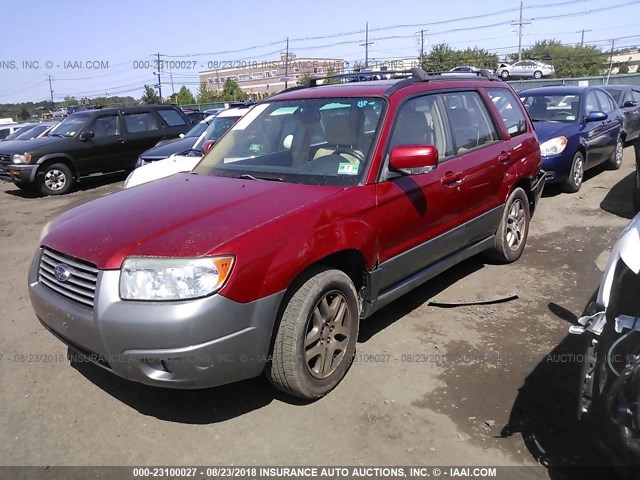 JF1SG67696H702948 - 2006 SUBARU FORESTER 2.5X LL BEAN RED photo 2