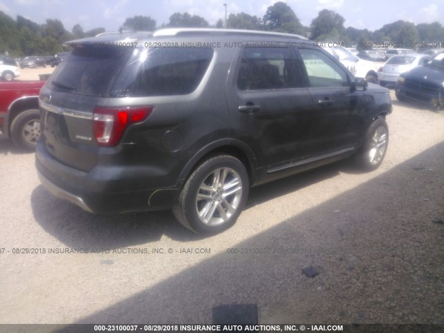 1FM5K7D89GGC54182 - 2016 FORD EXPLORER XLT 灰色 照片 4