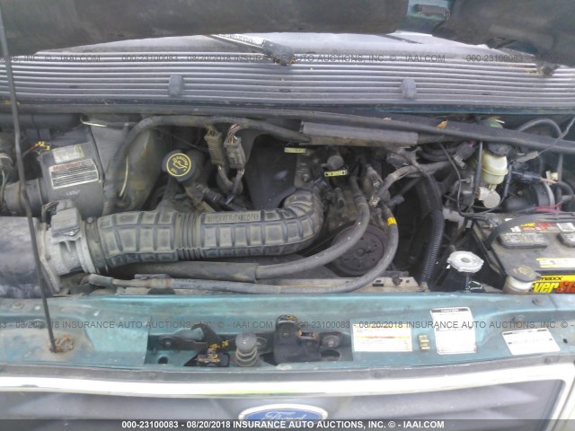 1FMDA31X7RZA90277 - 1994 FORD AEROSTAR GREEN photo 10