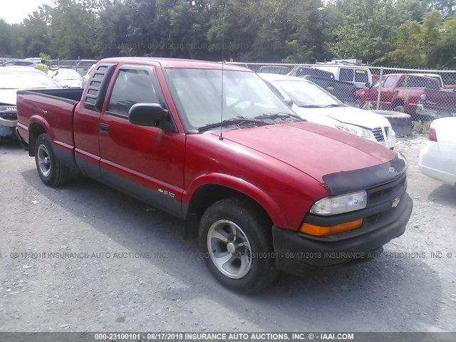 1GCCS1957Y8281318 - 2000 CHEVROLET S TRUCK S10 RED photo 1