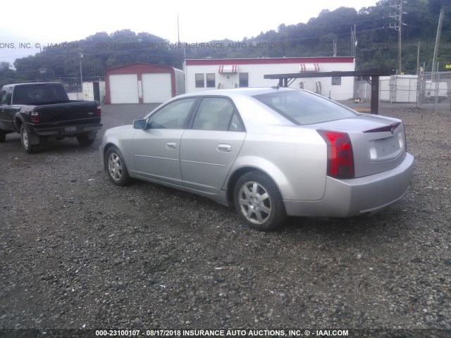 1G6DP567X50110370 - 2005 CADILLAC CTS HI FEATURE V6 SILVER photo 3