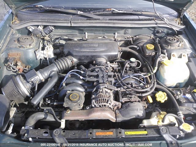 JF1SF6551WH701208 - 1998 SUBARU FORESTER S GREEN photo 10