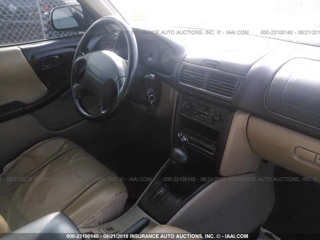 JF1SF6551WH701208 - 1998 SUBARU FORESTER S GREEN photo 5