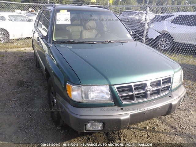 JF1SF6551WH701208 - 1998 SUBARU FORESTER S GREEN photo 6