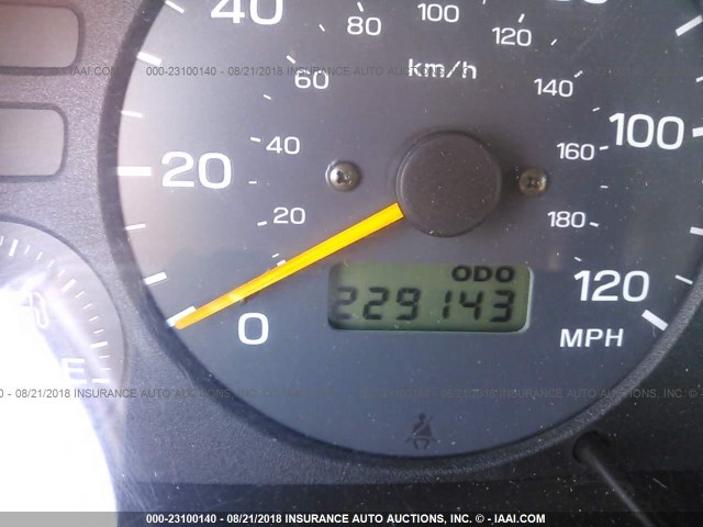 JF1SF6551WH701208 - 1998 SUBARU FORESTER S GREEN photo 7