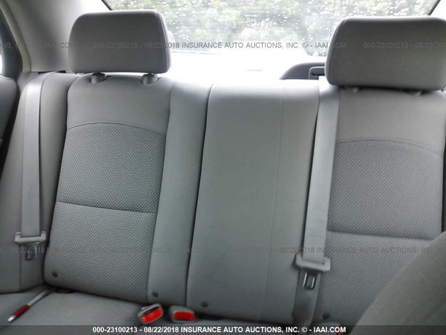 1G1ZG57B28F196211 - 2008 CHEVROLET MALIBU LS ვერცხლისფერი ფოტო 8