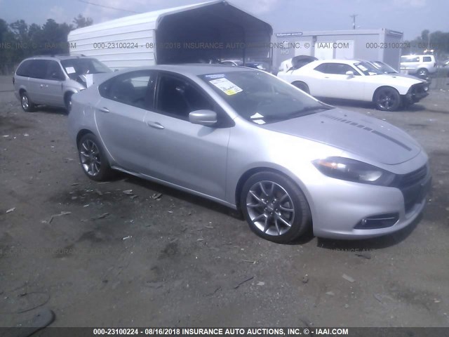 1C3CDFBA7DD295885 - 2013 DODGE DART SXT SILVER photo 1