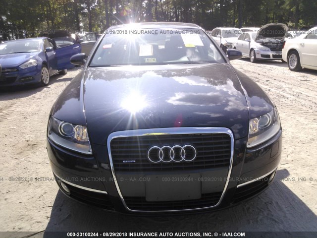 WAUDL94F25N073115 - 2005 AUDI A6 4.2 QUATTRO Dark Blue photo 6