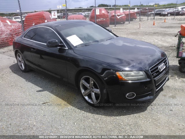 WAUDK78T69A029638 - 2009 AUDI A5 QUATTRO BLACK photo 1