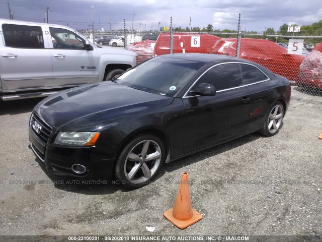 WAUDK78T69A029638 - 2009 AUDI A5 QUATTRO BLACK photo 2