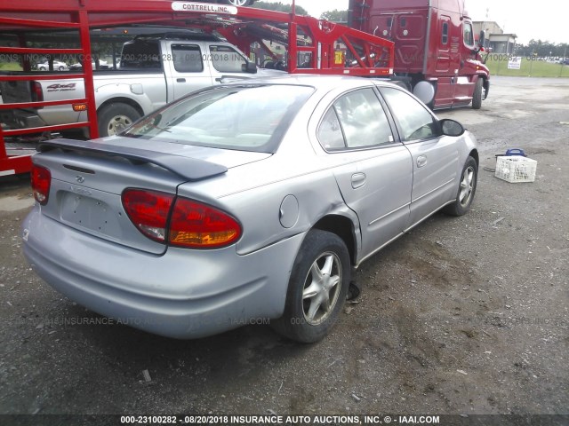 1G3NL52E1XC316731 - 1999 OLDSMOBILE ALERO GL SILVER photo 4