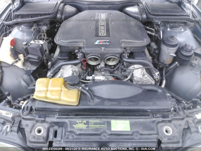 WBSDE934X1BZ98663 - 2001 BMW M5 GRAY photo 10