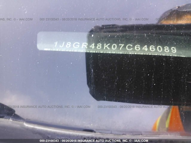 1J8GR48K07C646089 - 2007 JEEP GRAND CHEROKEE LAREDO/COLUMBIA/FREEDOM 白色 照片 9