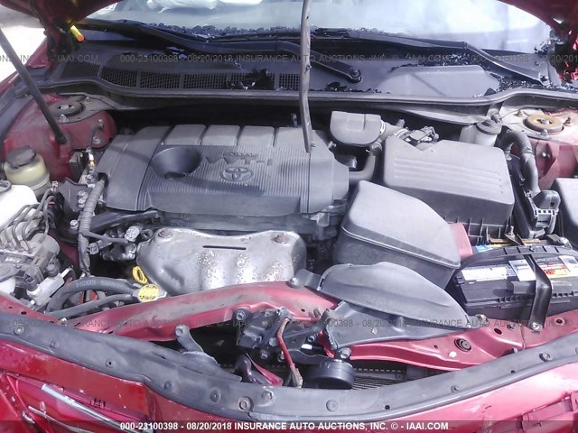 4T1BF3EKXBU147243 - 2011 TOYOTA CAMRY SE/LE/XLE 橙色 照片 10