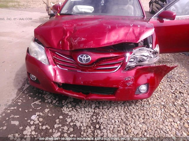 4T1BF3EKXBU147243 - 2011 TOYOTA CAMRY SE/LE/XLE 橙色 照片 6