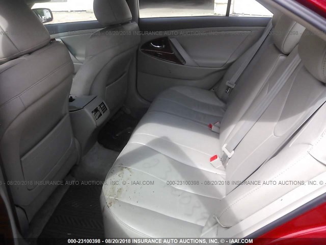 4T1BF3EKXBU147243 - 2011 TOYOTA CAMRY SE/LE/XLE 橙色 照片 8