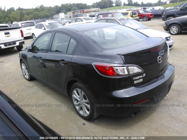 JM1BL1U5XB1385088 - 2011 MAZDA 3 S BLACK photo 3