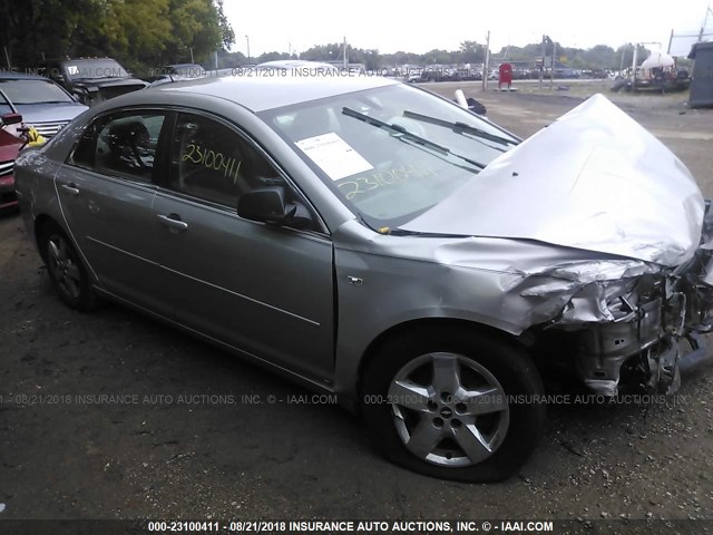 1G1ZG57B38F255315 - 2008 CHEVROLET MALIBU LS Gümüş foto 1
