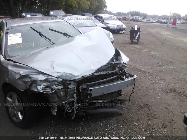 1G1ZG57B38F255315 - 2008 CHEVROLET MALIBU LS Gümüş foto 6