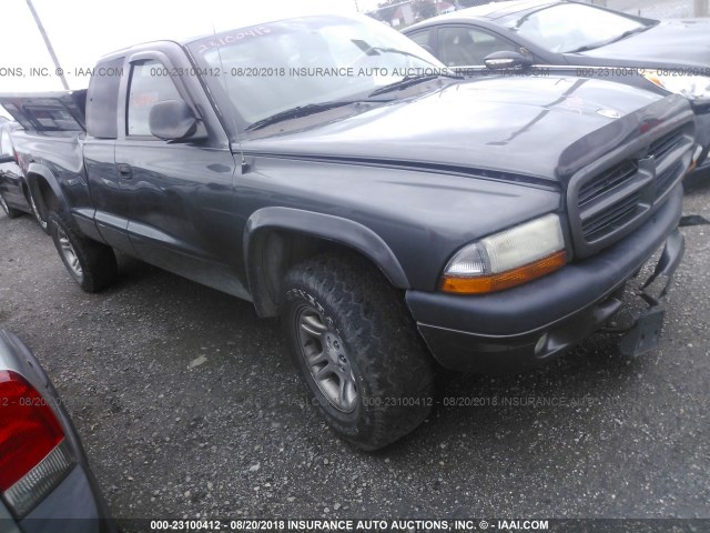 1D7HG32N63S273211 - 2003 DODGE DAKOTA SPORT GRAY photo 1