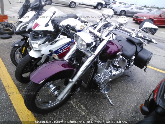 1HFSC52315A204303 - 2005 HONDA VTX1300 R BURGUNDY photo 2