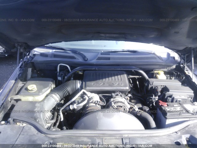 1J8HG48N56C188777 - 2006 JEEP COMMANDER BLACK photo 10