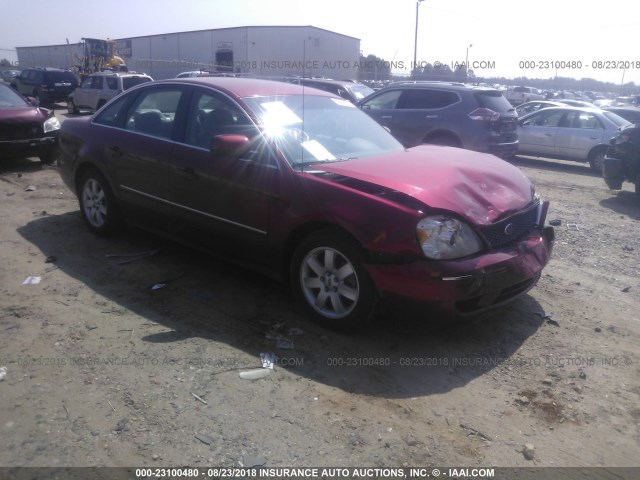 1FAFP24125G169753 - 2005 FORD FIVE HUNDRED SEL RED photo 1