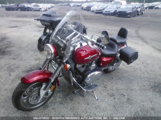 JKBVNKB188A018525 - 2008 KAWASAKI VN1600 B RED photo 2