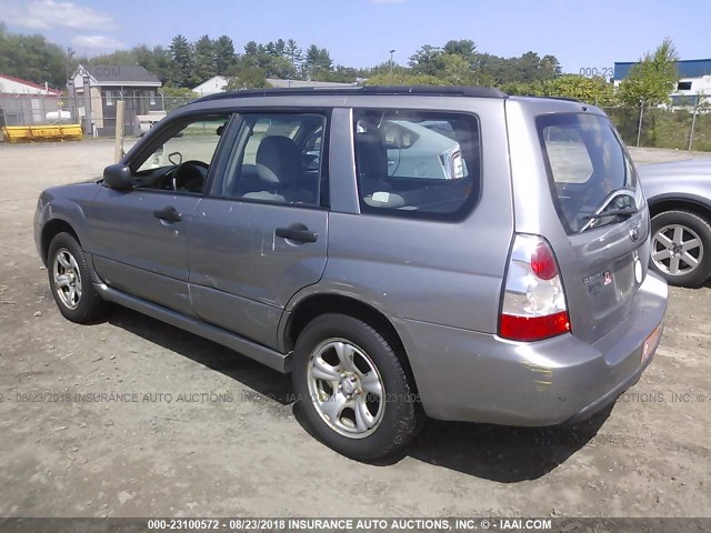 JF1SG63627H723731 - 2007 SUBARU FORESTER 2.5X/SPORTS 2.5X GRAY photo 3