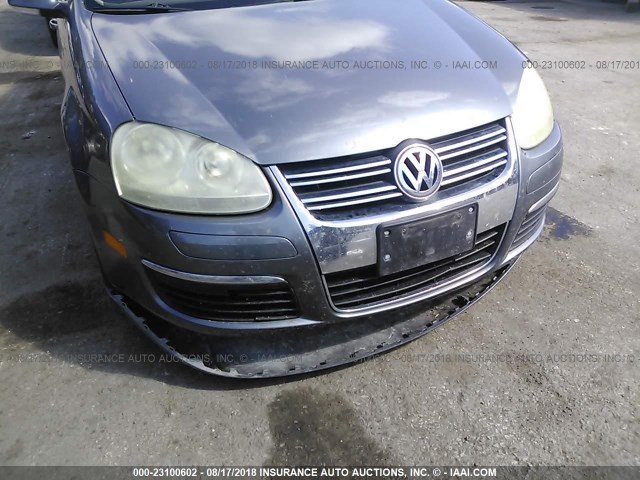 3VWRT71K76M683891 - 2006 VOLKSWAGEN JETTA TDI GRAY photo 6