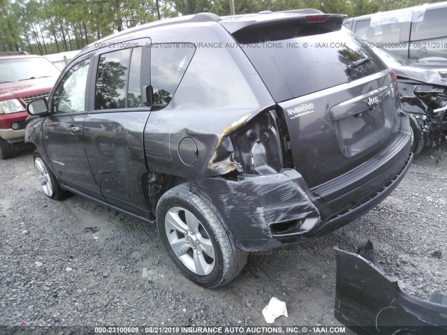 1C4NJCEA5GD628273 - 2016 JEEP COMPASS LATITUDE ნაცრისფერი ფოტო 3