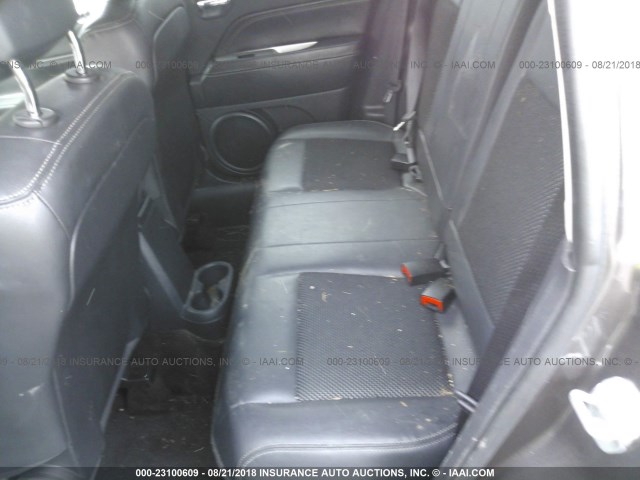 1C4NJCEA5GD628273 - 2016 JEEP COMPASS LATITUDE ნაცრისფერი ფოტო 8