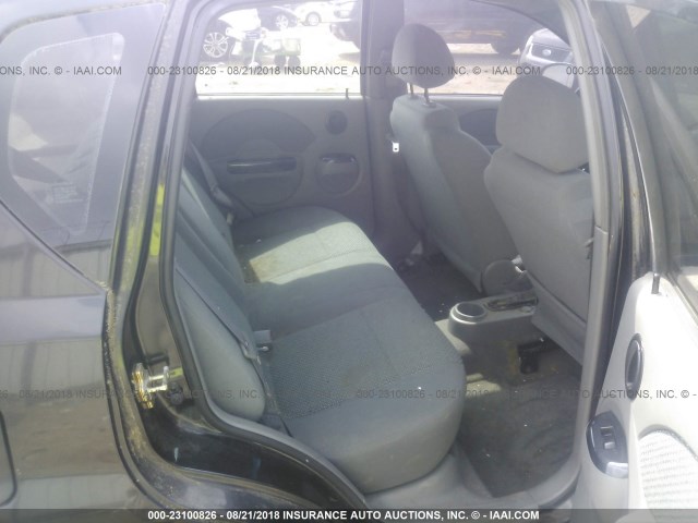 KL1TJ62614B182792 - 2004 CHEVROLET AVEO LS BLACK photo 8
