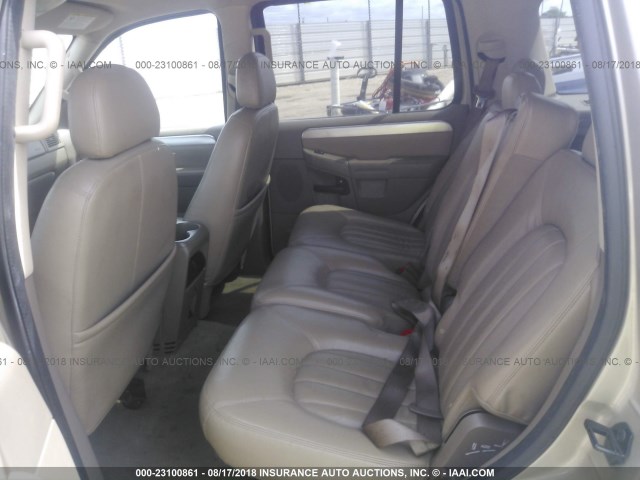 4M2ZU66K35UJ05309 - 2005 MERCURY MOUNTAINEER  TAN photo 8