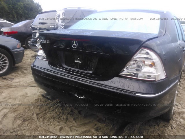 WDBRF52H97F921323 - 2007 MERCEDES-BENZ C 230 BLACK photo 6