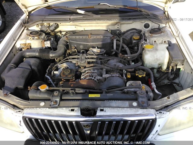 JF1SF656X1H709759 - 2001 SUBARU FORESTER S 白色 照片 10