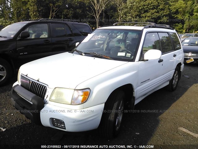JF1SF656X1H709759 - 2001 SUBARU FORESTER S 白色 照片 2