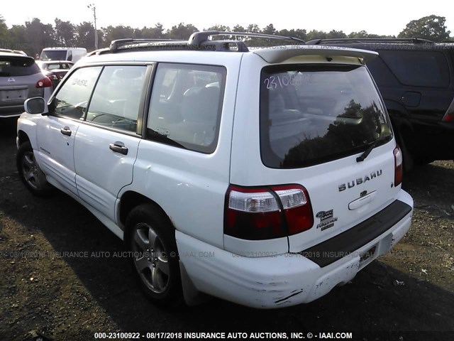 JF1SF656X1H709759 - 2001 SUBARU FORESTER S 白色 照片 3
