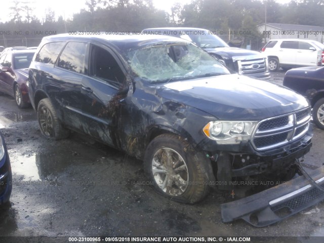 1C4RDJAG2DC535526 - 2013 DODGE DURANGO SXT BLACK photo 1