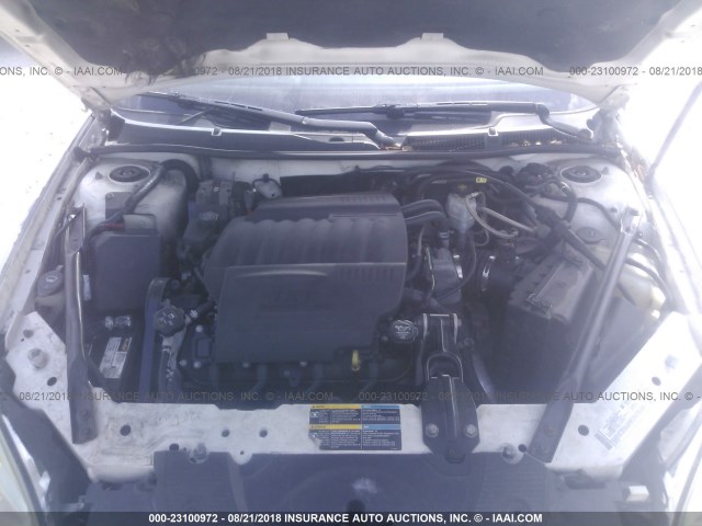 2G1WD58C869129279 - 2006 CHEVROLET IMPALA SUPER SPORT WHITE photo 10