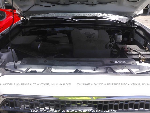 5TFAZ5CN1GX001447 - 2016 TOYOTA TACOMA DBL CAB/SR5/TRD SPORT/OR WHITE photo 10