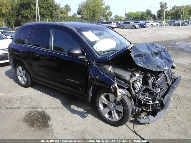 1C4NJCEB5DD218562 - 2013 JEEP COMPASS LATITUDE შავი ფოტო 1